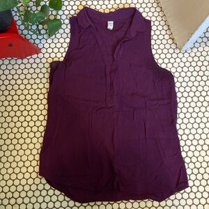 Silky soft sleeveless blouse
